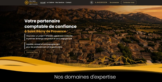 Site web pour Expert-Comptable — Saint-Rémy-de-Provence