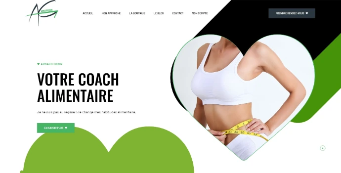Site internet Coach Alimentaire